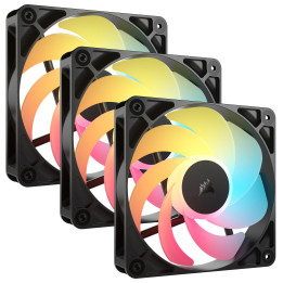 Corsair RS120-R ARGB Caixa de computador Ventoinha 12 cm Preto 3 unidade(s)