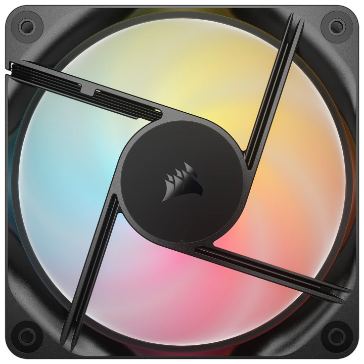 Corsair RS120-R ARGB Caixa de computador Ventoinha 12 cm Preto 3 unidade(s)