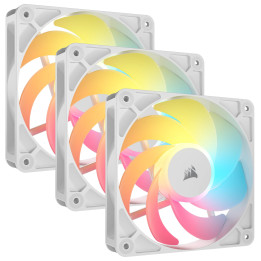 Corsair RS120-R ARGB Caixa de computador Ventoinha 12 cm Branco 3 unidade(s)