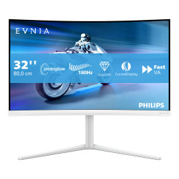 Philips Evnia 5000 32M2C5501 00 monitor de ecrã 80 cm (31.5") 2560 x 1440 pixels Quad HD LCD Branco
