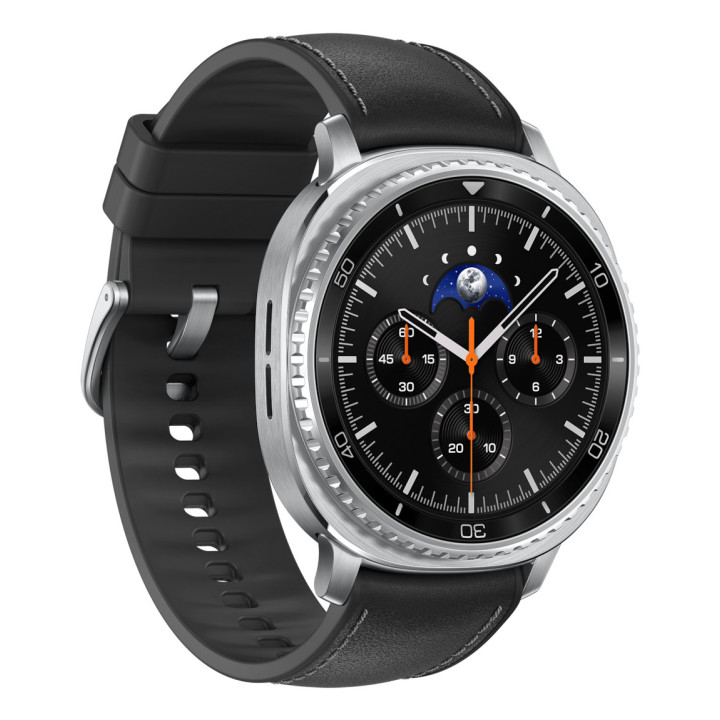 Samsung Galaxy Watch 8 Classic 3,3 cm (1.3") AMOLED 46 mm Digital 438 x 438 pixels Ecrã táctil Prateado Wi-Fi GPS