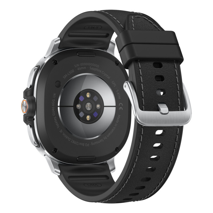 Samsung Galaxy Watch 8 Classic 3,3 cm (1.3") AMOLED 46 mm Digital 438 x 438 pixels Ecrã táctil Prateado Wi-Fi GPS