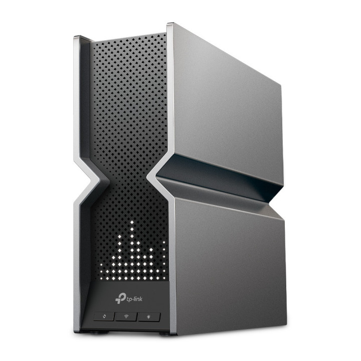 TP-Link Archer BE800 router sem fios Multi-Gigabit Ethernet Tri-band (2.4 GHz   5 GHz   6 GHz) Preto, Aço inoxidável