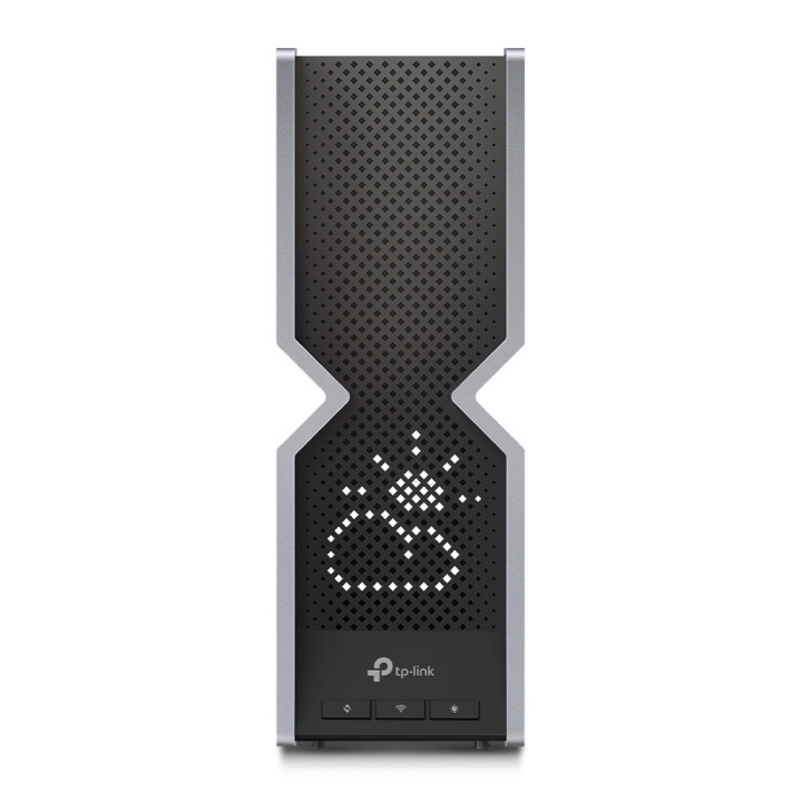 TP-Link Archer BE800 router sem fios Multi-Gigabit Ethernet Tri-band (2.4 GHz   5 GHz   6 GHz) Preto, Aço inoxidável