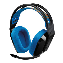 Logitech G G535 Auscultadores Sem fios Fita de cabeça Jogos Preto, Azul