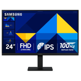 Monitor Samsung S24D304GAU 61cm (24") Full HD IPS 100Hz Preto