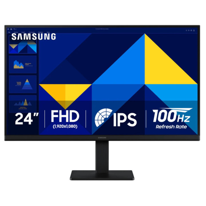 Monitor Samsung S24D304GAU 61cm (24") Full HD IPS 100Hz Preto