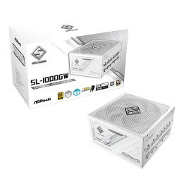 Asrock SL-1000GW Steel Legend fonte de alimentação 1000 W 20+4 pin ATX ATX Branco