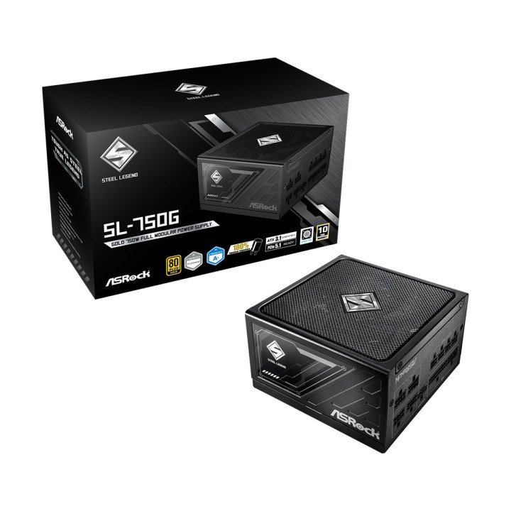 Asrock SL-1000G Steel Legend fonte de alimentação 1000 W 20+4 pin ATX ATX Preto