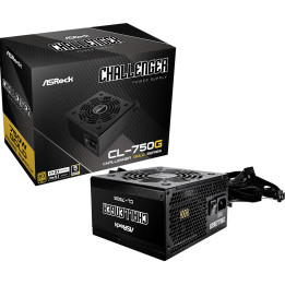 Asrock Challenger CL-750G fonte de alimentação 750 W 20+4 pin ATX ATX Preto
