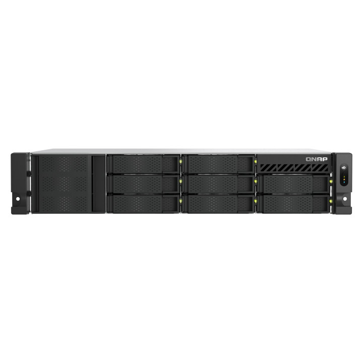 QNAP TS-855EU-RP NAS Rack (2U) Intel Atom® C5125 8 GB DDR4 0 TB QuTS hero Preto