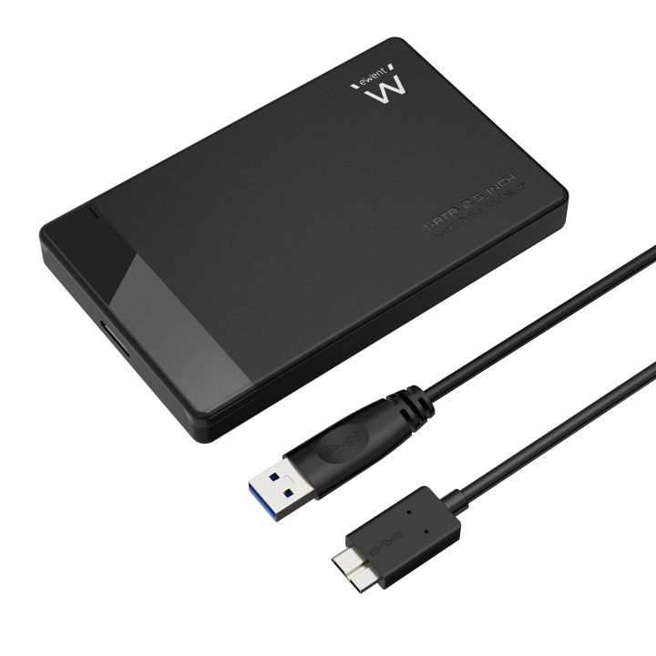 Ewent EW7049 Caixa para Discos Rígidos Compartimento HDD SSD Preto 2.5"