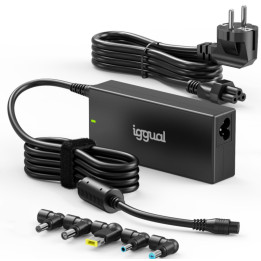 Carregador iggual CUA-5T-120W Universal Automático Preto