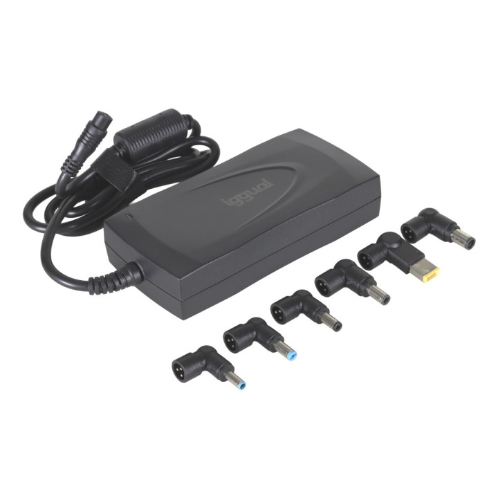 Carregador iggual CUA-6T-150W Universal Automático Preto