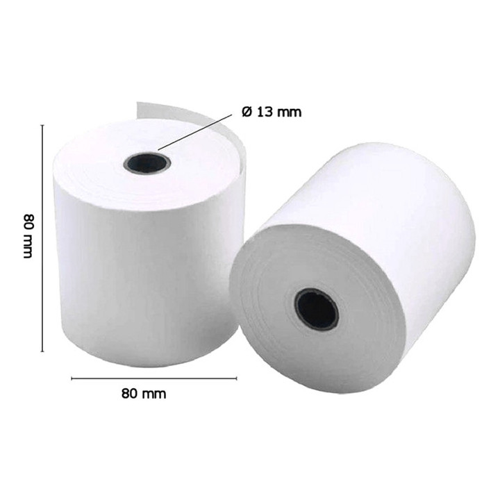Papel térmico iggual Sem BPA 80x80 (1500 unidades)