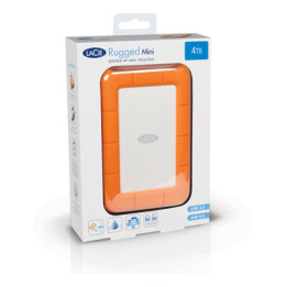 LaCie Rugged Mini disco externo 2 TB 5400 RPM Micro-USB B 3.2 Gen 1 (3.1 Gen 1) Laranja, Prateado