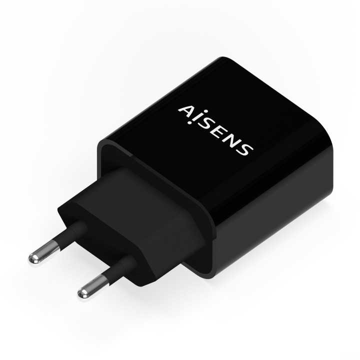 AISENS A110-0538 carregador de dispositivos móveis Universal Preto AC Carregamento rápido Interior