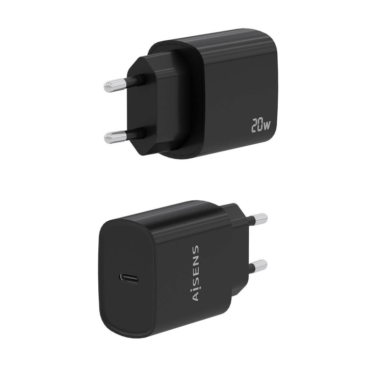 AISENS A110-0753 carregador de dispositivos móveis Universal Preto AC Carregamento rápido Interior