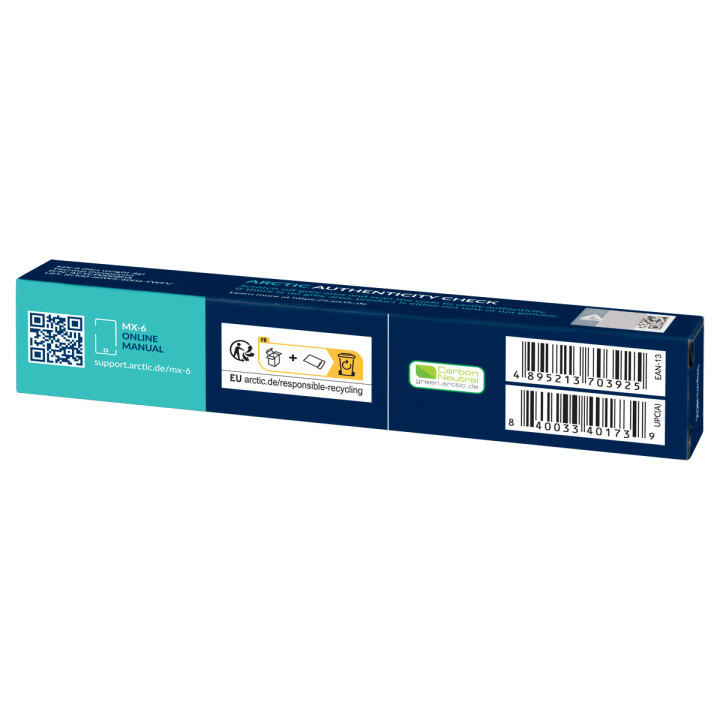 ARCTIC MX-6 pasta térmica Gordura térmica 4 g