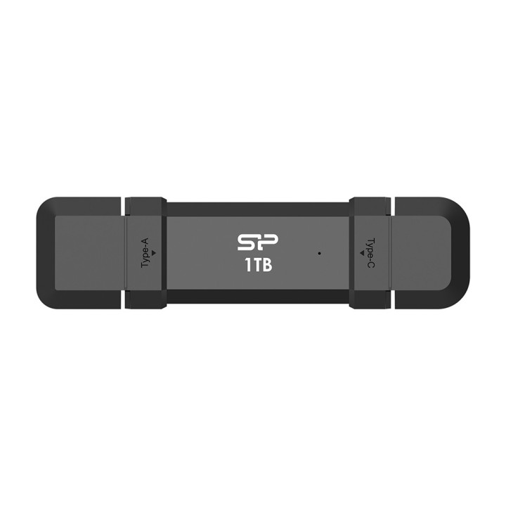 Silicon Power DS72 unidade de memória USB 1 TB USB Type-A   USB Type-C 3.2 Gen 2 (3.1 Gen 2) Preto