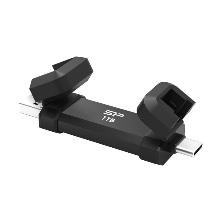 Silicon Power DS72 unidade de memória USB 1 TB USB Type-A   USB Type-C 3.2 Gen 2 (3.1 Gen 2) Preto