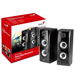 Colunas Genius SP-HF1800A Three-way speaker, 60 watts RMS Pretas