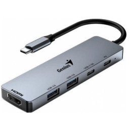 Genius UH-500 USB Type-C Prateado