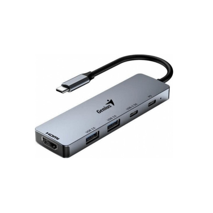 Genius UH-500 USB Type-C Prateado