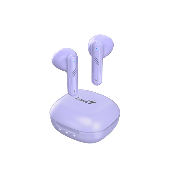 Genius HS-M905BT Auscultadores True Wireless Stereo (TWS) Intra-auditivo Chamadas Música Desporto Dia-a-dia Roxo