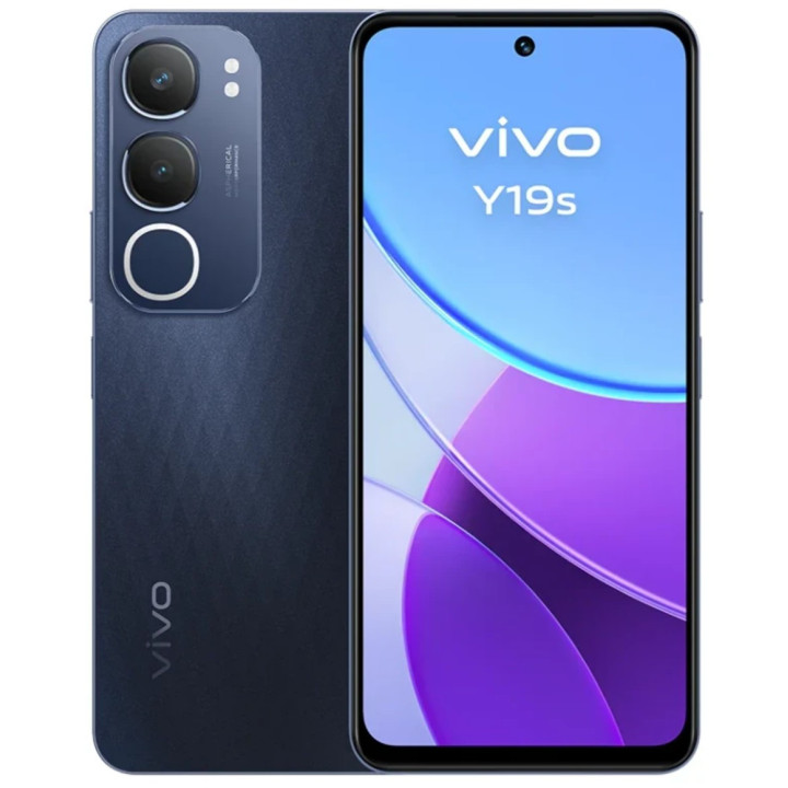 Smartphone VIVO Y19s 17cm (6.68") Dual SIM Android 14 4G USB Type-C 6GB 128GB 5150mAh Preto