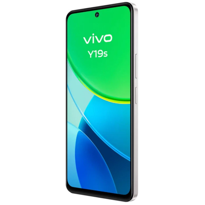 Smartphone VIVO Y19s 17cm (6.68") Dual SIM Android 14 4G USB Type-C 6GB 128GB 5150mAh Pérola, Prateado