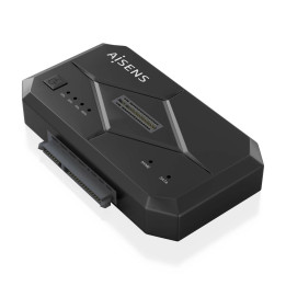 AISENS ASDS-M2SATA04B Docking Station para Discos Rígidos USB 3.2 Gen 1 (3.1 Gen 1) Type-C Preto