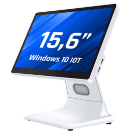 All In One iggual W156.88.N100 15.6" FHD Ecrã táctil N100 8GB DDR4 128GB SSD W10 IOT Branco