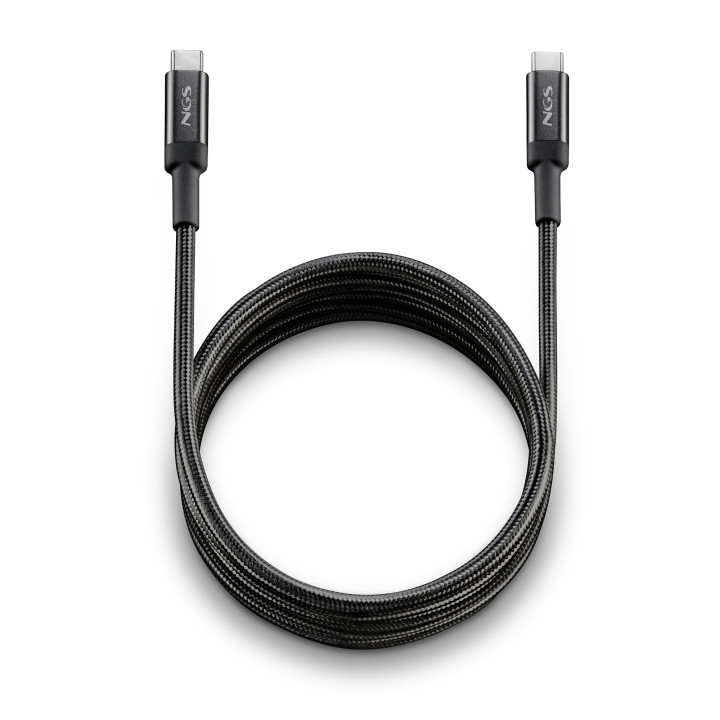 NGS KNOT 100W-2 cabo USB USB 2.0 2 m USB C Preto