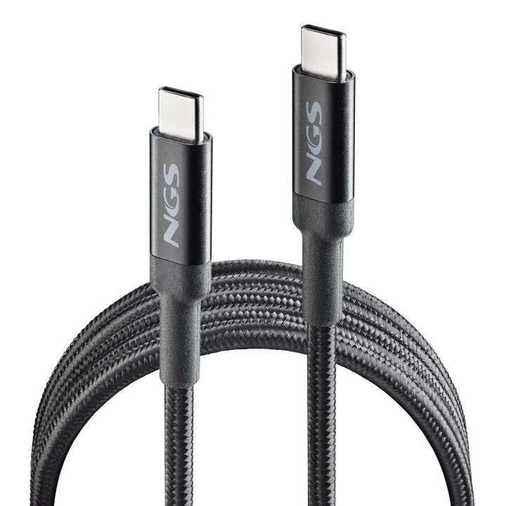 NGS KNOT 100W-3 cabo USB USB 2.0 3 m USB C Preto