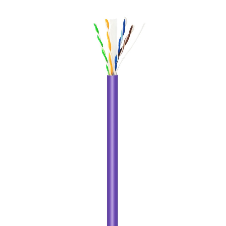 AISENS A135-0749 cabo de rede Violeta 500 m Cat6 U UTP (UTP)