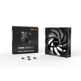 be quiet! Pure Wings 3 140mm PWM high-speed Caixa de computador Ventoinha 14 cm Preto 1 unidade(s)