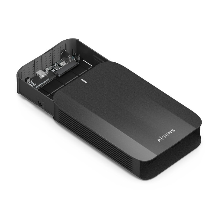 AISENS ASE-3535B Caixa para Discos Rígidos Caixa de disco rígido Preto 3.5"