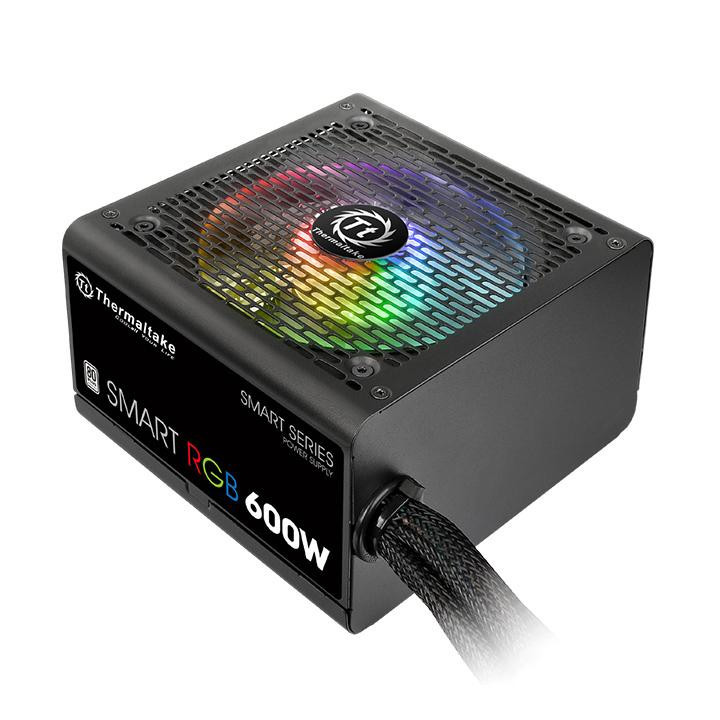 Thermaltake Smart RGB fonte de alimentação 600 W 20+4 pin ATX ATX Preto
