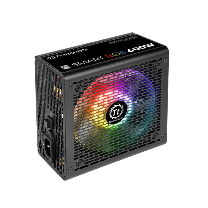 Thermaltake Smart RGB fonte de alimentação 600 W 20+4 pin ATX ATX Preto