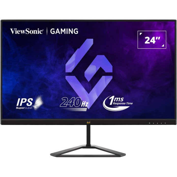 Viewsonic VX Series VX2479A-HD-PRO monitor de ecrã 61 cm (24") 1920 x 1080 pixels Full HD LED Preto