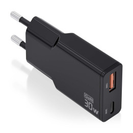 AISENS ASCH-30W2P047-BK carregador de dispositivos móveis Câmara digital, MP3, MP4, Telemóvel, Navigator, Computador portátil,