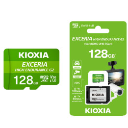 Cartão de memória Kioxia Exceria 128GB MicroSD UHS-I Classe 10