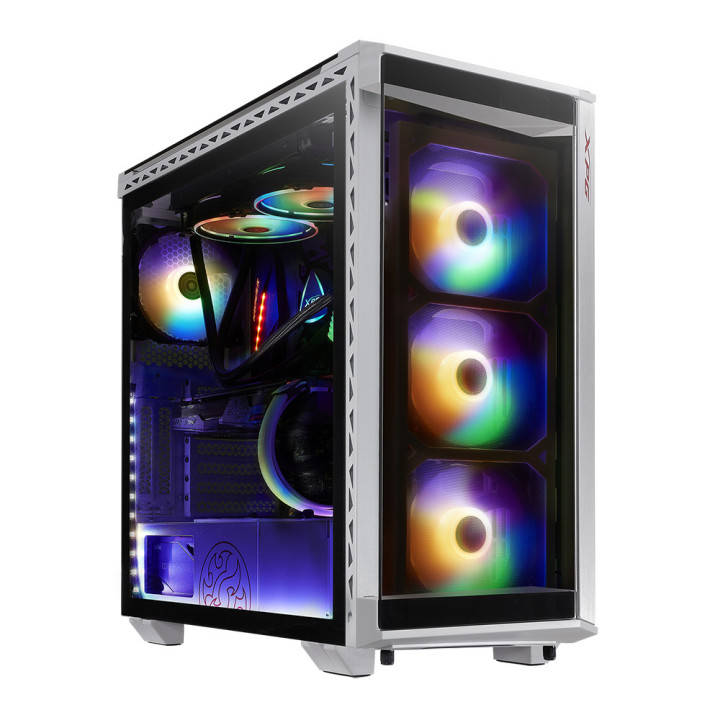 XPG BATTLECRUISER Midi Tower Preto, Branco