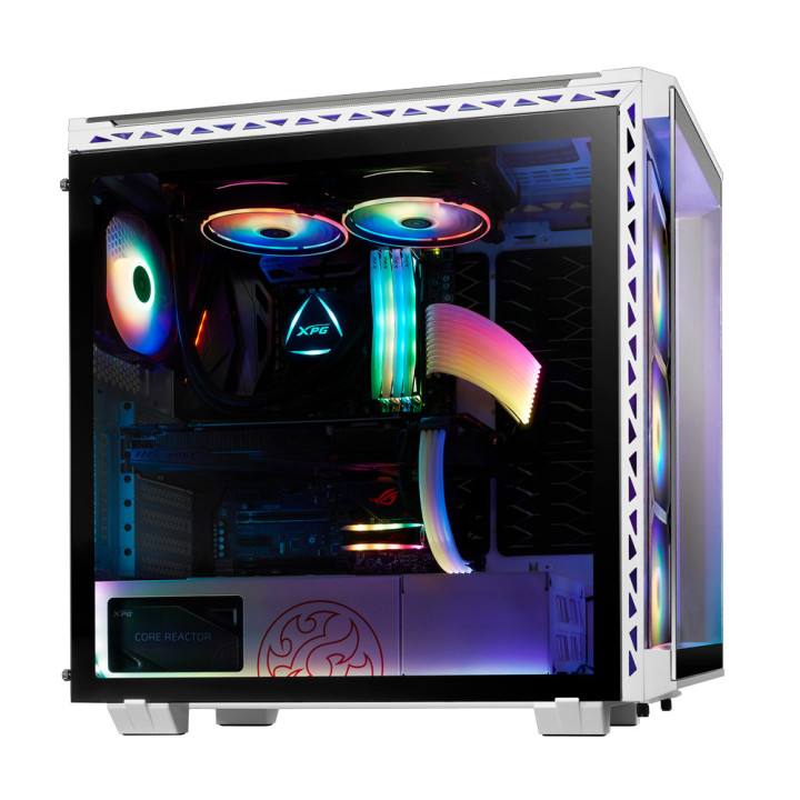 XPG BATTLECRUISER Midi Tower Preto, Branco