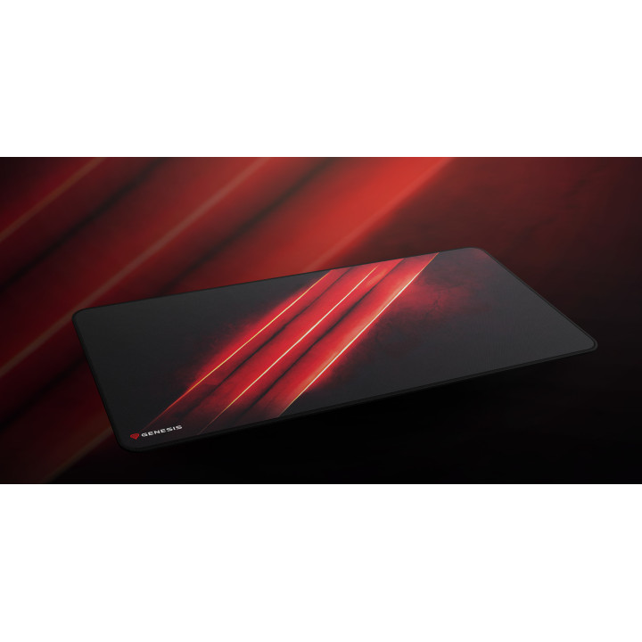 GENESIS Carbon 500 Maxi Flash G2 Tapete Gaming Preto, Vermelho