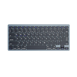 Ewent EW3120 teclado Universal Bluetooth QWERTY Português Preto, Cinzento