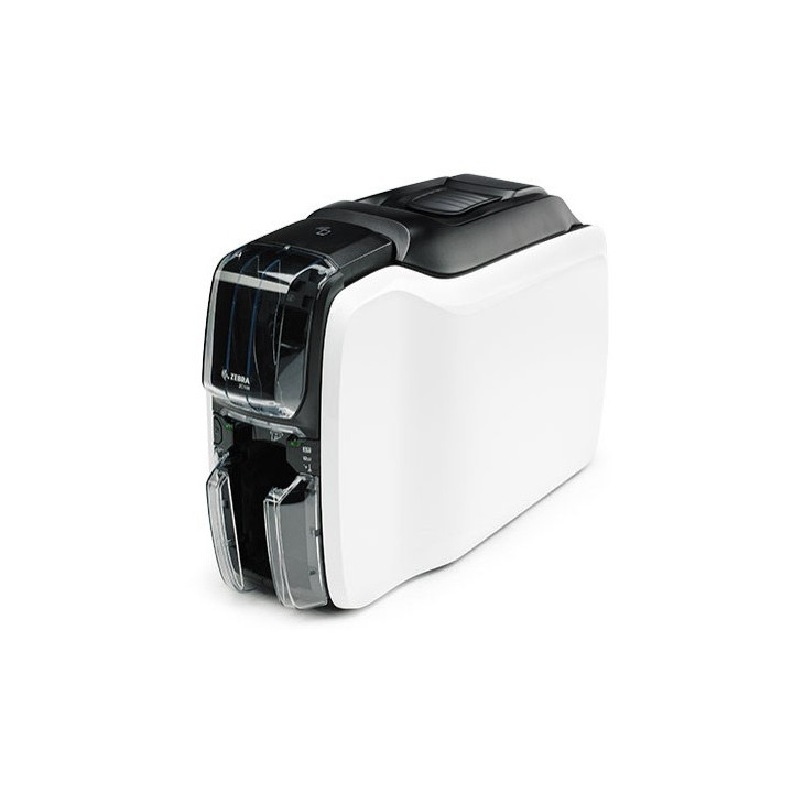 Zebra ZC100 impressora de cartões plásticos Sublimação de cor transferência térmica Cor 300 x 300 DPI