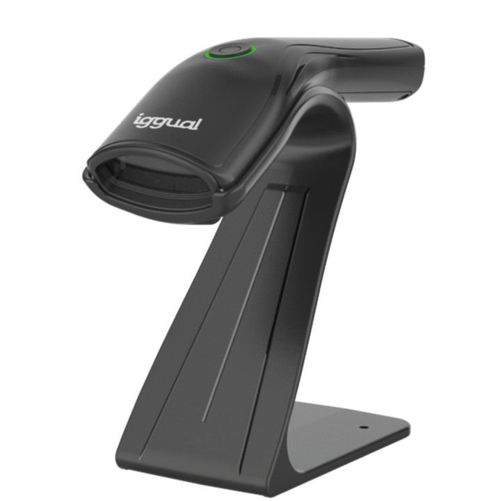 Leitor de código de barras portátil iggual L2DUSB-B-AX 1D/2D CMOS Preto