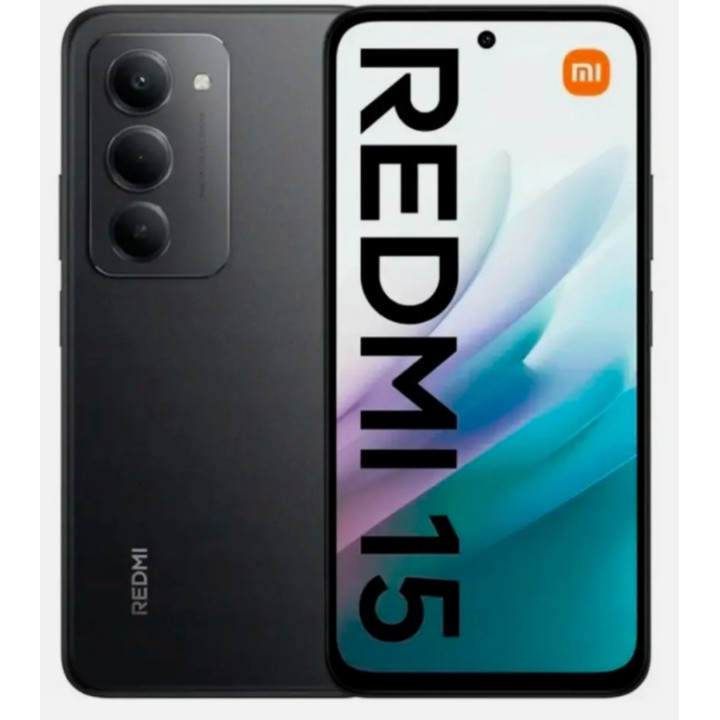 Smartphone Xiaomi Redmi 15 17,5cm (6.9") Dual SIM híbrido 4G 8GB 256GB 7000mAh Preto